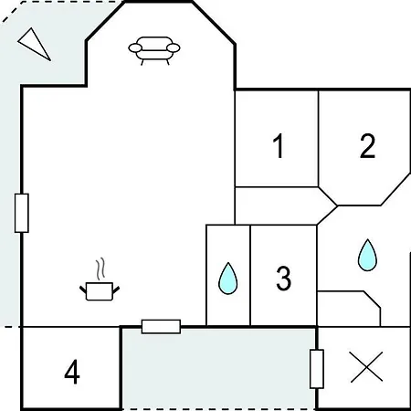 Hjorring With A Fireplace 09 Tatil Evi Hjørring