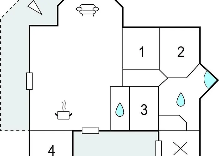 With A Fireplace 09 Сasa de vacaciones Hjørring